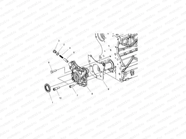 ENGINE | ENGINE, OIL PUMP - R16RVAD1A1 (49RGROILPUMP15DSL)