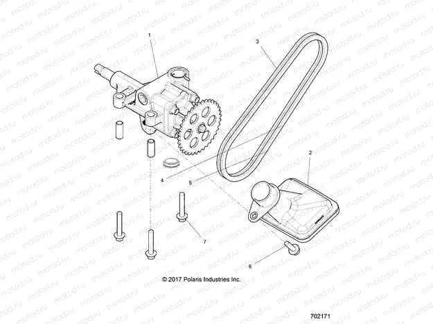 ENGINE | ENGINE, OIL PUMP - R18RGE99FM/EFB/SCM/SCB/SFM/CCM (702171)