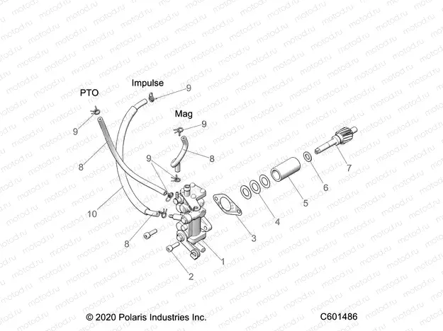ENGINE | ENGINE, OIL PUMP - S22CEE5TSL (C601486)