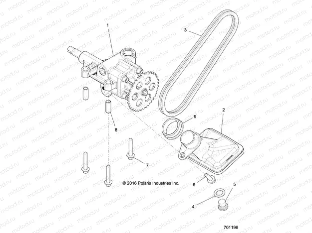 ENGINE | ENGINE, OIL PUMP - Z20NAE99FC/E99NC/S99CC/S99FC (701196)