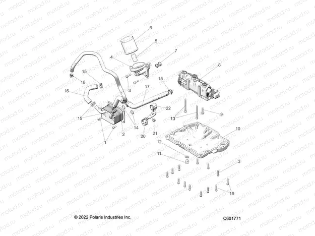 ENGINE | ENGINE, OIL PUMP/FILTER/COOLER - S23TDH9FS (C601771)