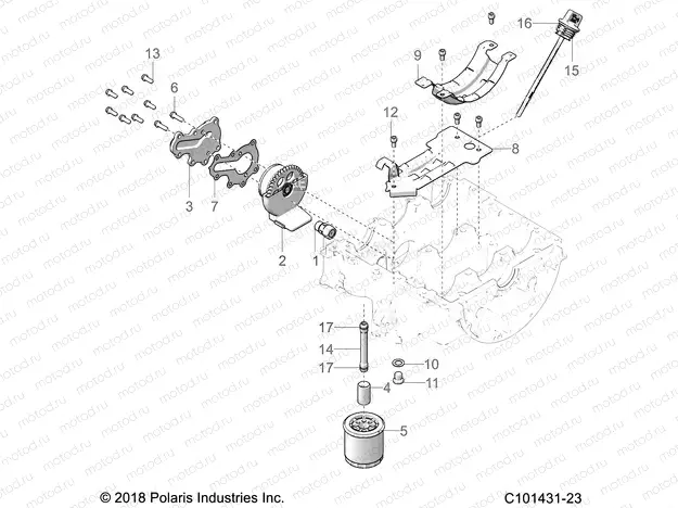 ENGINE | ENGINE, OIL SYSTEM - A21SVA85A3/CA3 (C101431-23)