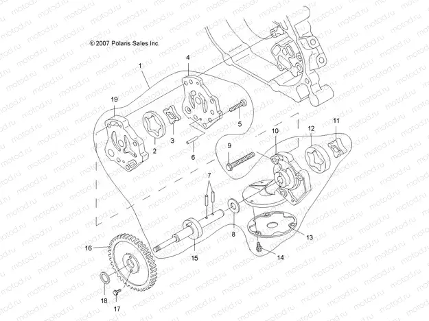 ENGINE | ENGINE, OIL SYSTEM and OIL PUMP - A09BA50FA (49OILPUMP08SCRAM)