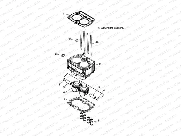 ENGINE | ENGINE, PISTON and CYLINDER - A13MH76FF (4999200299920029D08)