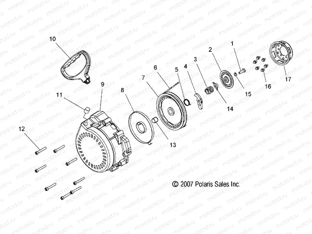 ENGINE | ENGINE, RECOIL STARTER - S20MDX6JSA/6JEA (49SNOWRECOIL08600IQ)