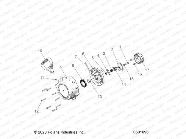 ENGINE | ENGINE, RECOIL STARTER - S23MDX6DSA/6DEA (601695)
