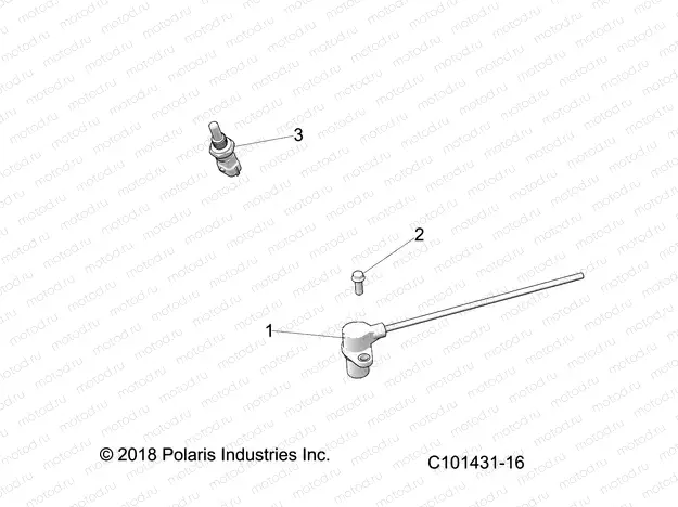 ENGINE | ENGINE, SENSORS - A20SGE95AK (C101431-16)