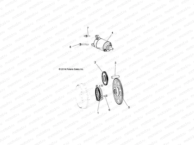 ENGINE | ENGINE, STARTER DRIVE - A19SEA57B1/5/9/L2/L7/E57B1/5/9/F57B4/SEY57B5/SEZ57BZ