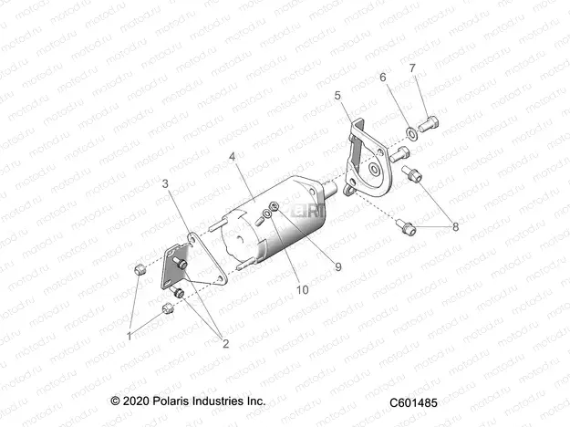 ENGINE | ENGINE, STARTER MOTOR - S23CEU5TSL (C601485)