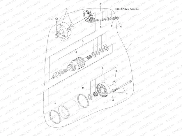 ENGINE | ENGINE, STARTING SYSTEM - A14ZN5EAB/C/M/S (49ATVSTARTER11SPXP550)