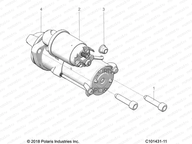 ENGINE | ENGINE, STARTING SYSTEM - A20SXD95A9/E95AG (C101431-11)