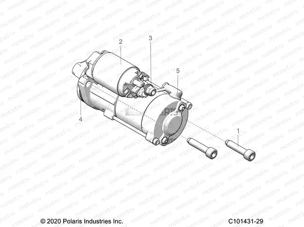 ENGINE | ENGINE, STARTING SYSTEM - A22SXN85A4 (C101431-29)