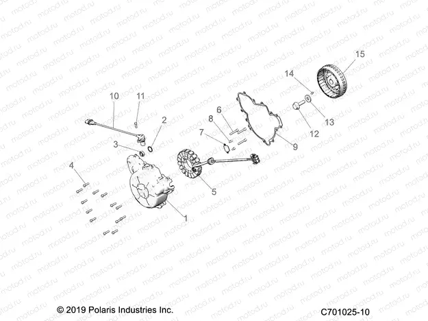 ENGINE | ENGINE, STATOR and COVER - Z22A5P87A5 (C701025-10)