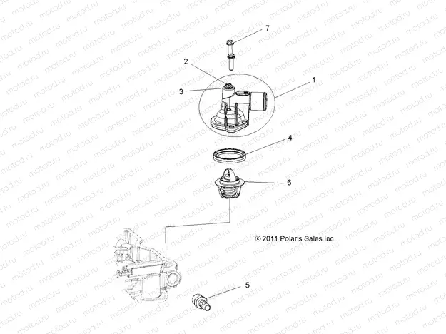 ENGINE | ENGINE, THERMOSTAT and COVER - A17SDA57A1/L2/E57A2