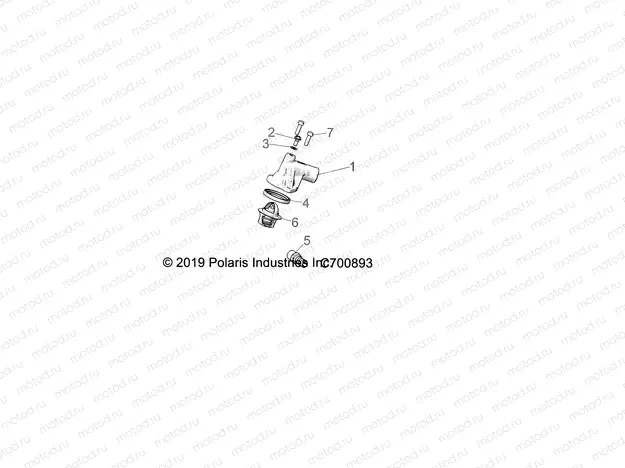 ENGINE | ENGINE, THERMOSTAT and COVER - R20MAE57D7 (C700893)
