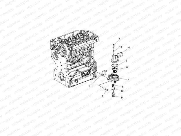 ENGINE | ENGINE, THERMOSTAT ASM. - R17RTAD1A1/ED1N1 (49RGRTHERMO15DSL)