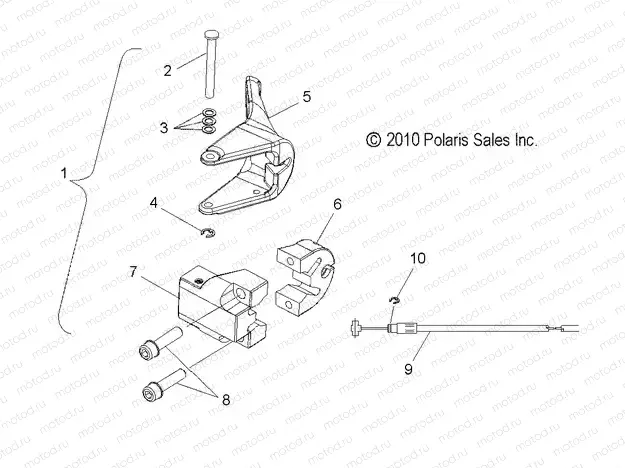 ENGINE | ENGINE, THROTTLE ASM. - S20MDX6JSA/6JEA (49SNOWTHROTTLE11RACE)