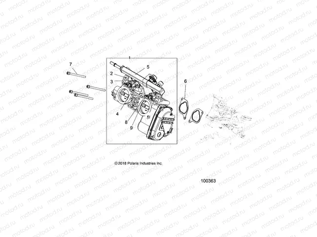 ENGINE | ENGINE, THROTTLE BODY - A18SVS95CR/ER