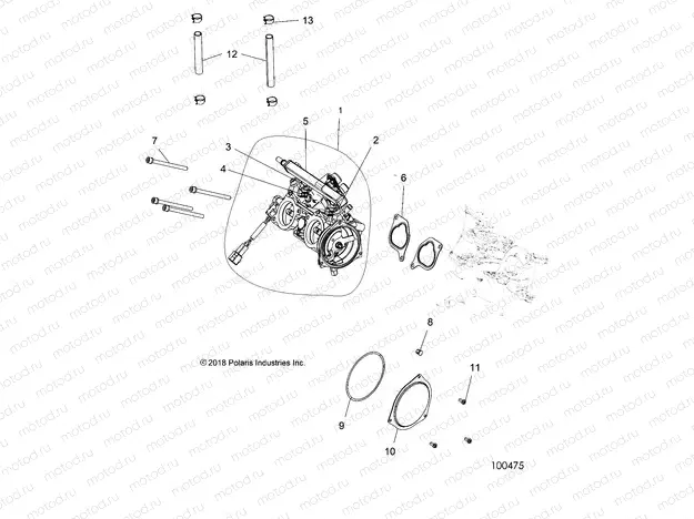 ENGINE | ENGINE, THROTTLE BODY - A19SVA85BG (100475)