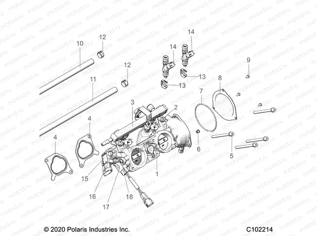 ENGINE | ENGINE, THROTTLE BODY - A21SXA85A1/A7/CA1/CA7 (C102214)