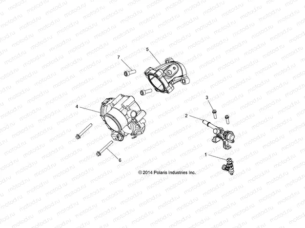 ENGINE | ENGINE, THROTTLE BODY and FUEL RAIL - A17SES57C1/C2/C7/CL/E1/E2/E7/EL/SET57C1/C2/E1/E2