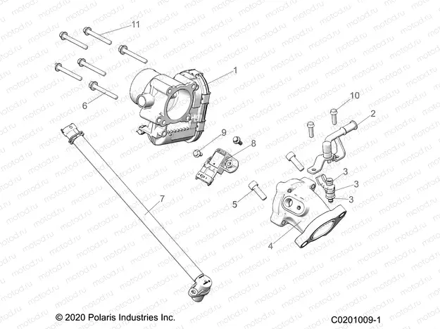 ENGINE | ENGINE, THROTTLE BODY and FUEL RAIL - A21EE57B1/B3/B5/B7/B9 (C0201009-1)