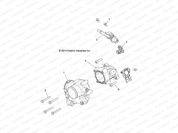 ENGINE | ENGINE, THROTTLE BODY and FUEL RAIL - R15RUA57AA/E57AC (49RGRTHROTTLEBODY15OSPS)