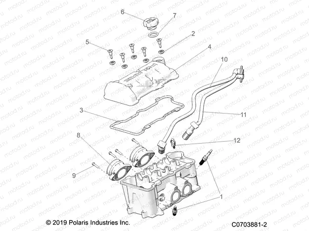 ENGINE | ENGINE, THROTTLE BODY and VALVE COVER - D20BBP99A4/B4/FP99A4 (C0703881-2)