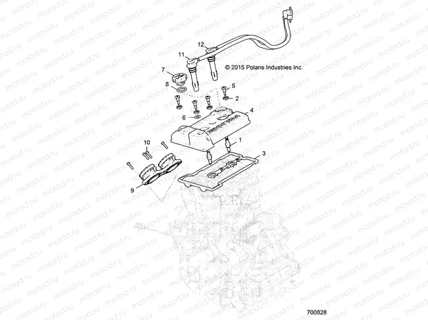 ENGINE | ENGINE, THROTTLE BODY AND VALVE COVER - R16RGE99A7/AE/AV (700828)