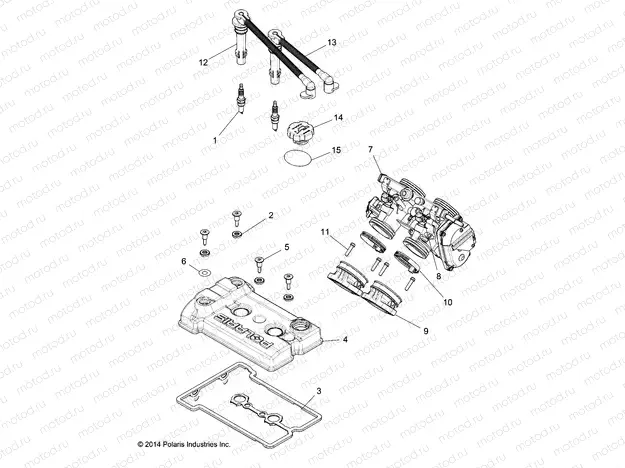 ENGINE | ENGINE, THROTTLE BODY AND VALVE COVER - Z15VFE99AT/AV/AP (49RGRTHROTTLEBODY1510004)