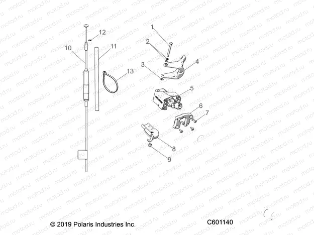 ENGINE | ENGINE, THROTTLE CONTROL ASM. - S20CBA6GSL (C601140)