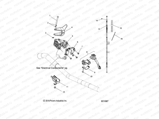 ENGINE | ENGINE, THROTTLE CONTROL ASM. - S20EDP8RS/8REM ALL OPTIONS (601067)