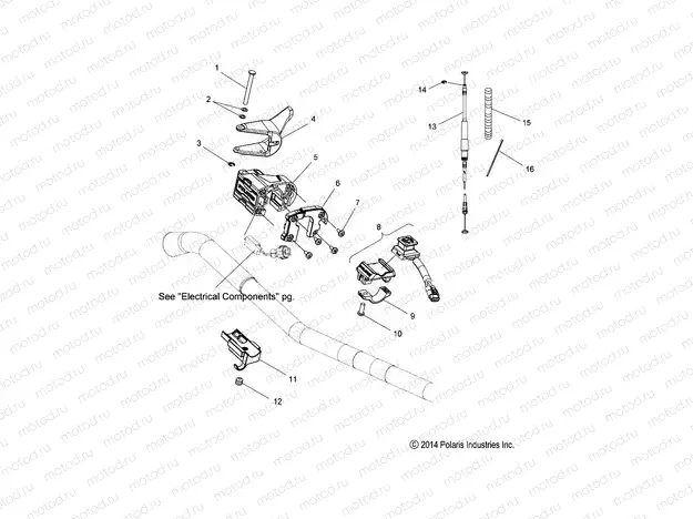 ENGINE | ENGINE, THROTTLE CONTROL ASM. - S20EKL6PS (49SNOWTHROTTLE15PROS)
