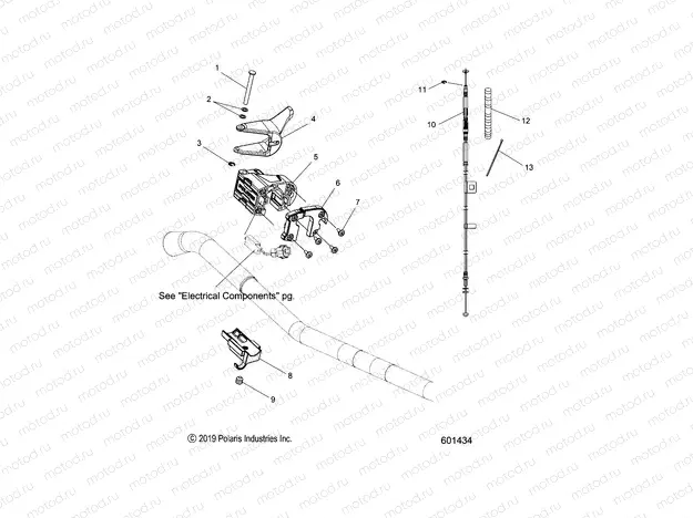 ENGINE | ENGINE, THROTTLE CONTROL ASM. - S20ELS8RS/8RE ALL OPTIONS (601434)