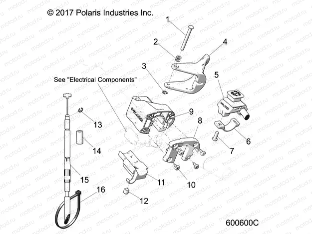 ENGINE | ENGINE, THROTTLE CONTROL ASM. - S21FJB8/FJE8/FJP8 ALL OPTIONS (600600C)