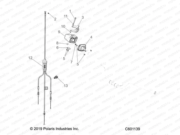 ENGINE | ENGINE, THROTTLE CONTROL ASM. - S22CEF5TSL (C601139)