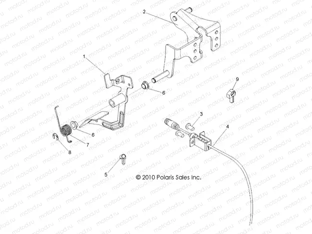 ENGINE | ENGINE, THROTTLE PEDAL - R11JH87AA/AD (49RGRTHROTTLEPEDAL11RZR875)