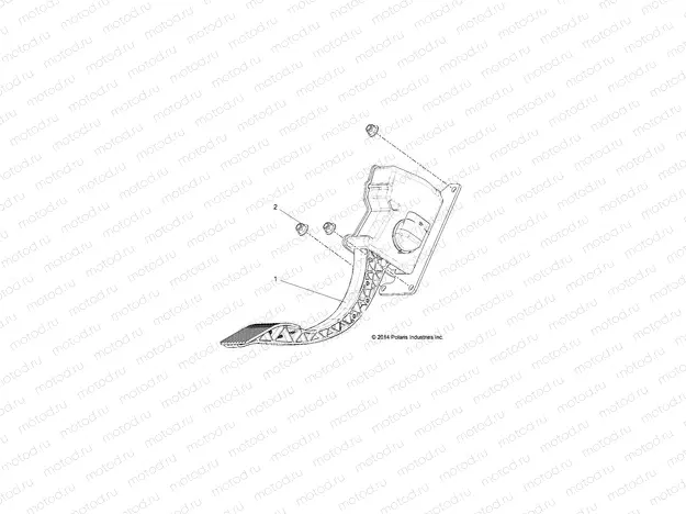 ENGINE | ENGINE, THROTTLE PEDAL - R15RMA32FA (49RGRTHROTTLEPEDAL15325)