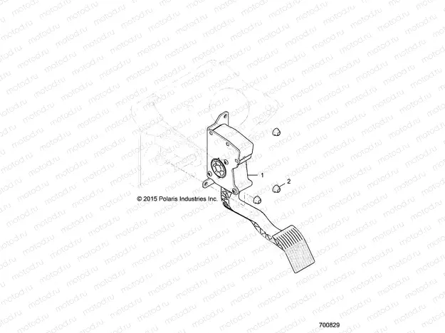 ENGINE | ENGINE, THROTTLE PEDAL - R16RGE99A7/AE/AV (700829)