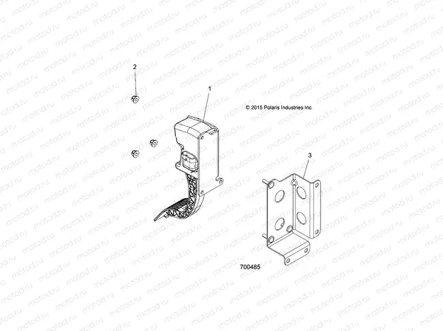ENGINE | ENGINE, THROTTLE PEDAL - R17RCA57A1/B1/A4/B4 (700485)