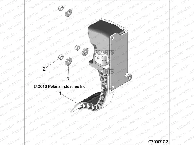 ENGINE | ENGINE, THROTTLE PEDAL - Z20S1E99NG (C700097-3)