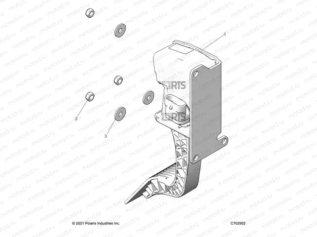 ENGINE | ENGINE, THROTTLE PEDAL - Z22GAE92AJ/BJ/GAK92AP/BP/GAV92AP/BP (C702952)