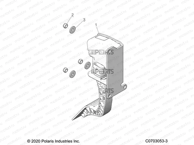 ENGINE | ENGINE, THROTTLE PEDAL - Z22RME2KAG/BG/K2KAN/BN (C0703053-3)