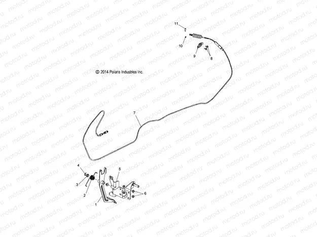 ENGINE | ENGINE, THROTTLE PEDAL/CABLE - R16RVAD1A1 (49RGRTHROTTLEPEDAL15DSL)