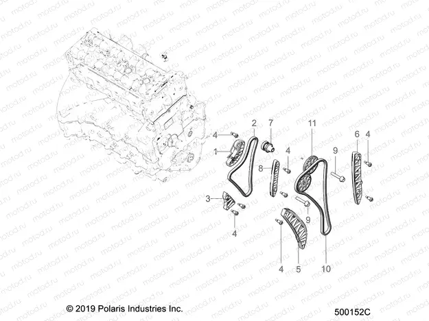ENGINE | ENGINE, TIMING CHAIN AND RELATED - T20AARGB ALL OPTIONS (500152C)