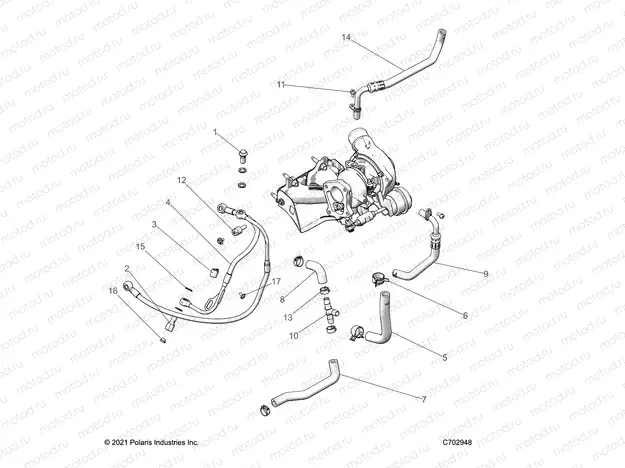 ENGINE | ENGINE, TURBO, COOLING AND OIL -ENGINE, TURBO CHARGER - Z23G4D92AL/BL/AE/BE (C702948)