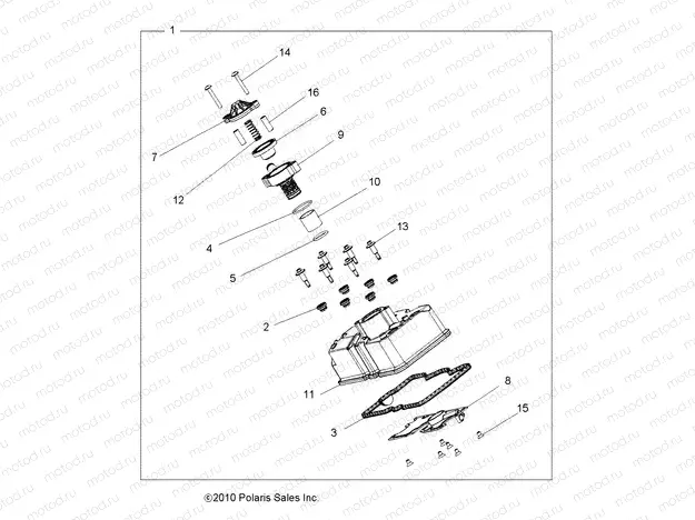 ENGINE | ENGINE, VALVE COVER - A10ZX85FL/FF (49ATVVALVE11SPXP850)