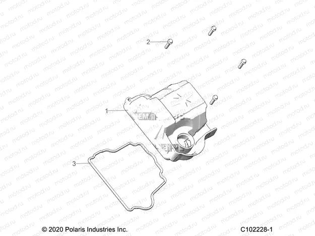ENGINE | ENGINE, VALVE COVER - A21SEG50A1/A5/CA1/CA5 (C102228-1)