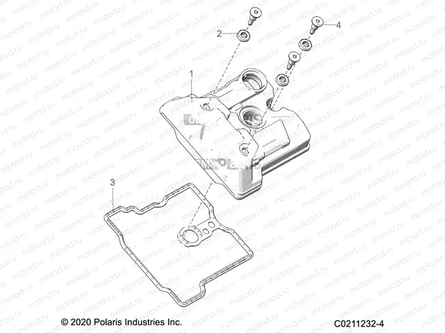 ENGINE | ENGINE, VALVE COVER - A21SEJ57A1/A3/A5/B1/B3/B5 (C0211232-4)