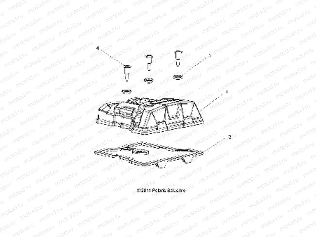 ENGINE | ENGINE, VALVE COVER - D22M4A57B4/G57B4 (49RGRVALVE12RZR570)